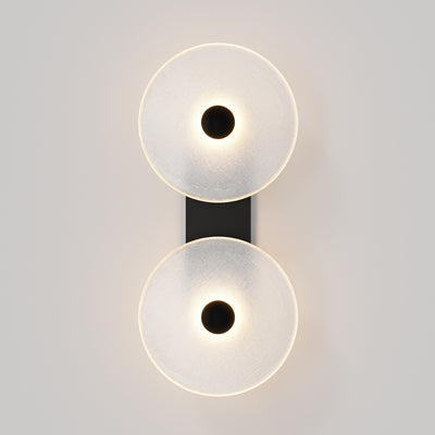 Coral Glass Duo Wall Sconce