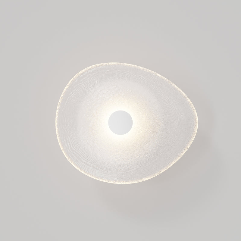 Frosted Coral Organic Single Wall Sconce
