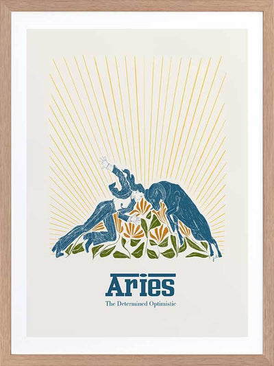 Aries Star sign A2 Print