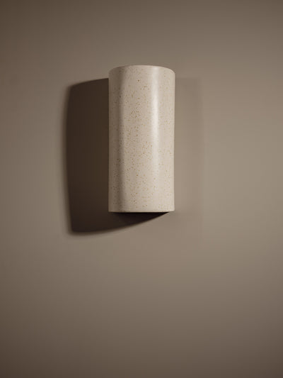 Freckle Tall Ceramic Wall Light