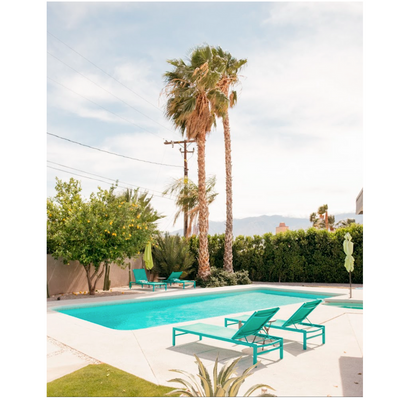 WIndy Pool, Palm Springs by Nick Atkins