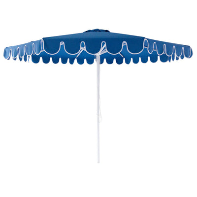 Capri Pool Umbrella White / Black Trim