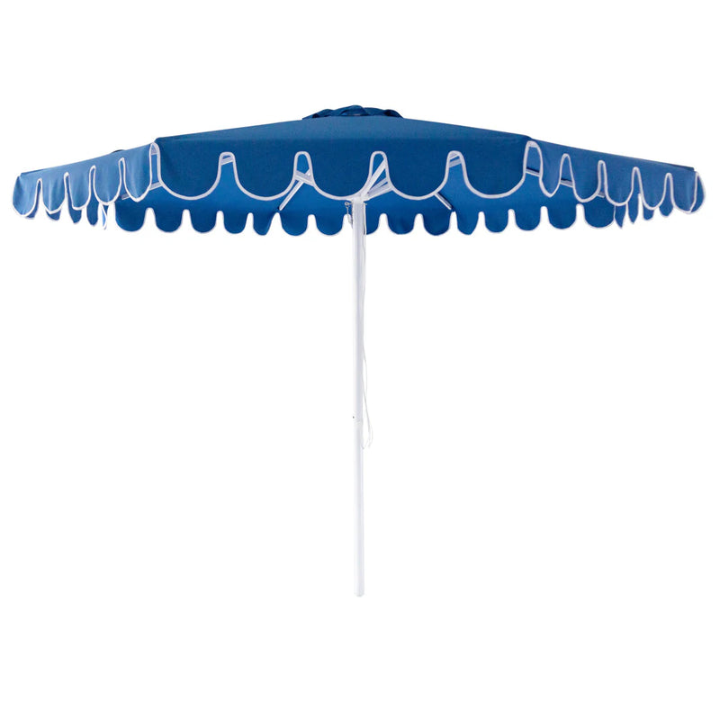 Capri Pool Umbrella White / Black Trim