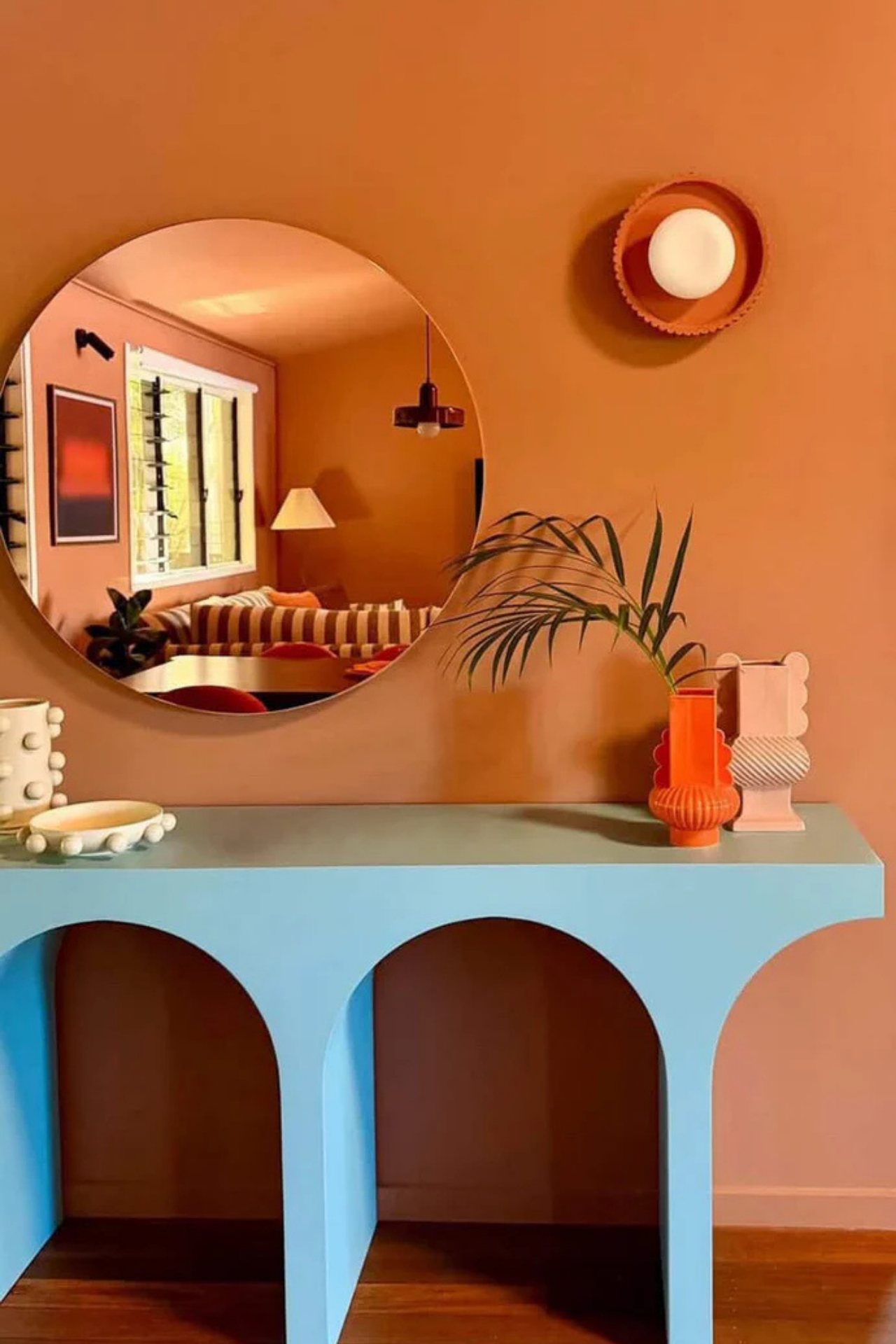 Furrow Disc Wall Light