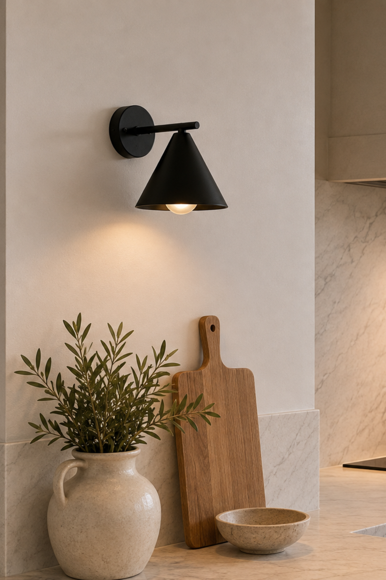 Becard Cone Wall Light