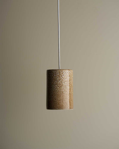 Ceramic Pendant Cylinder Light