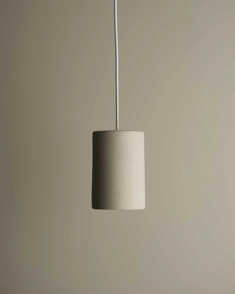 Ceramic Pendant Cylinder Light