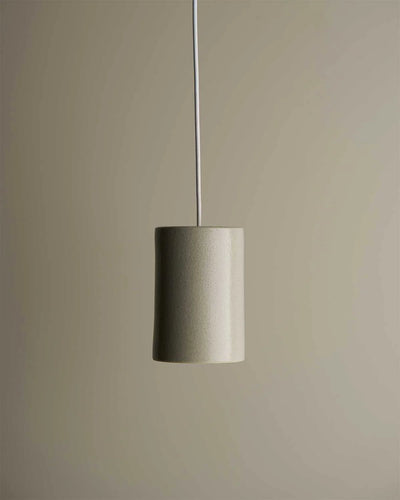 Ceramic Pendant Cylinder Light