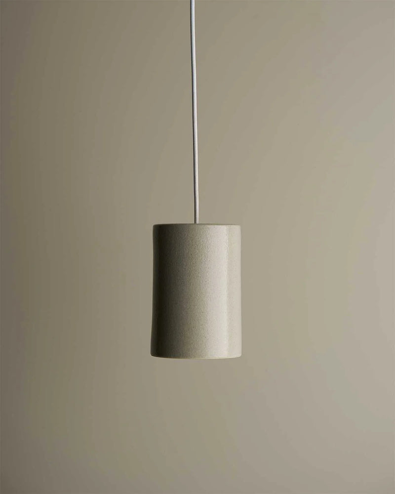 Ceramic Pendant Cylinder Light