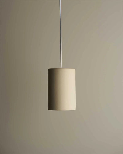 Ceramic Pendant Cylinder Light