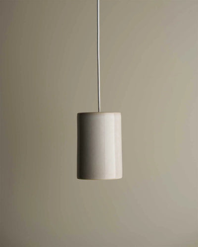 Ceramic Pendant Cylinder Light