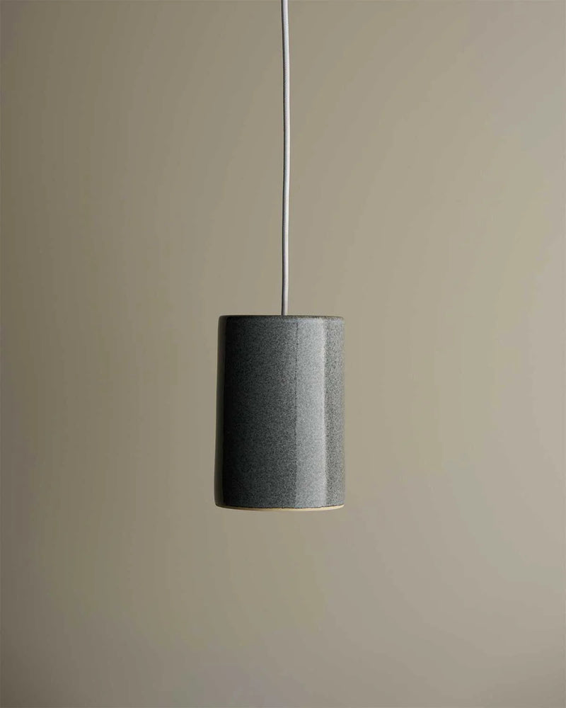 Ceramic Pendant Cylinder Light