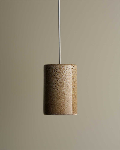 Ceramic Pendant Cylinder Light