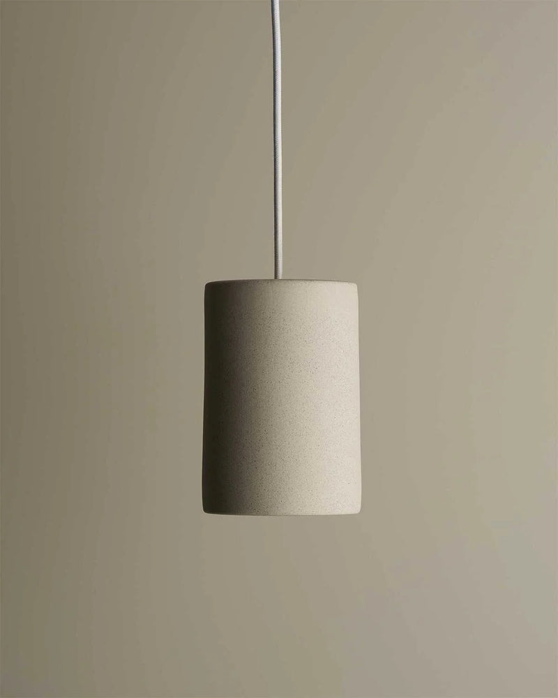 Ceramic Pendant Cylinder Light