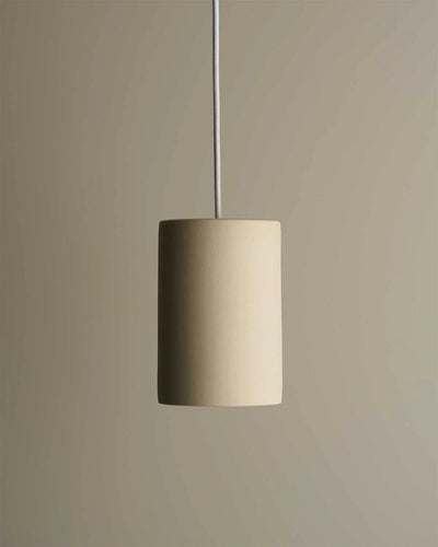 Ceramic Pendant Cylinder Light