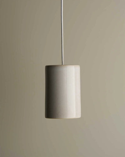 Ceramic Pendant Cylinder Light