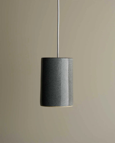 Ceramic Pendant Cylinder Light