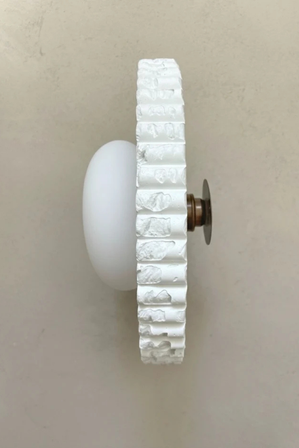 Furrow Disc Wall Light