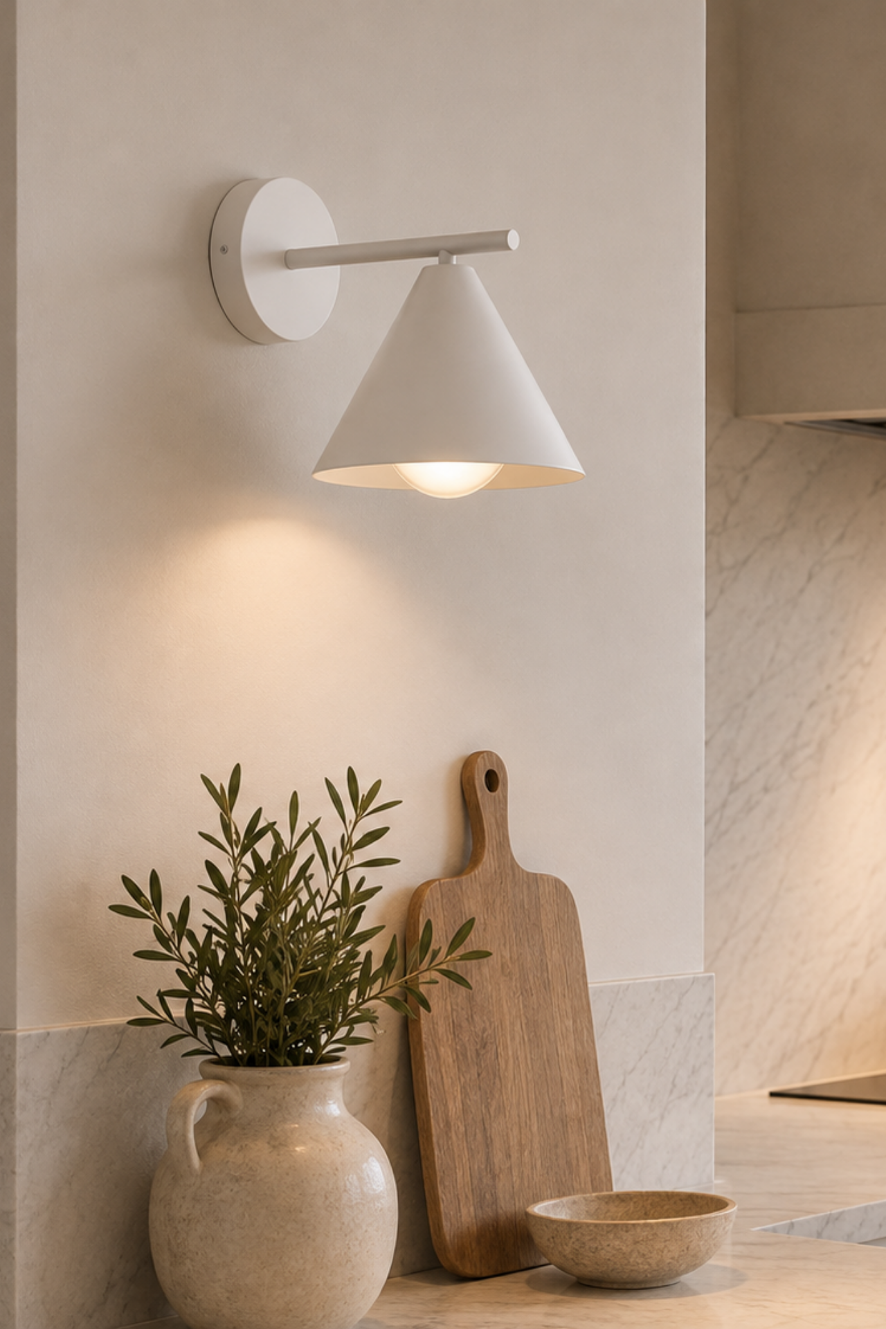 Becard Cone Wall Light