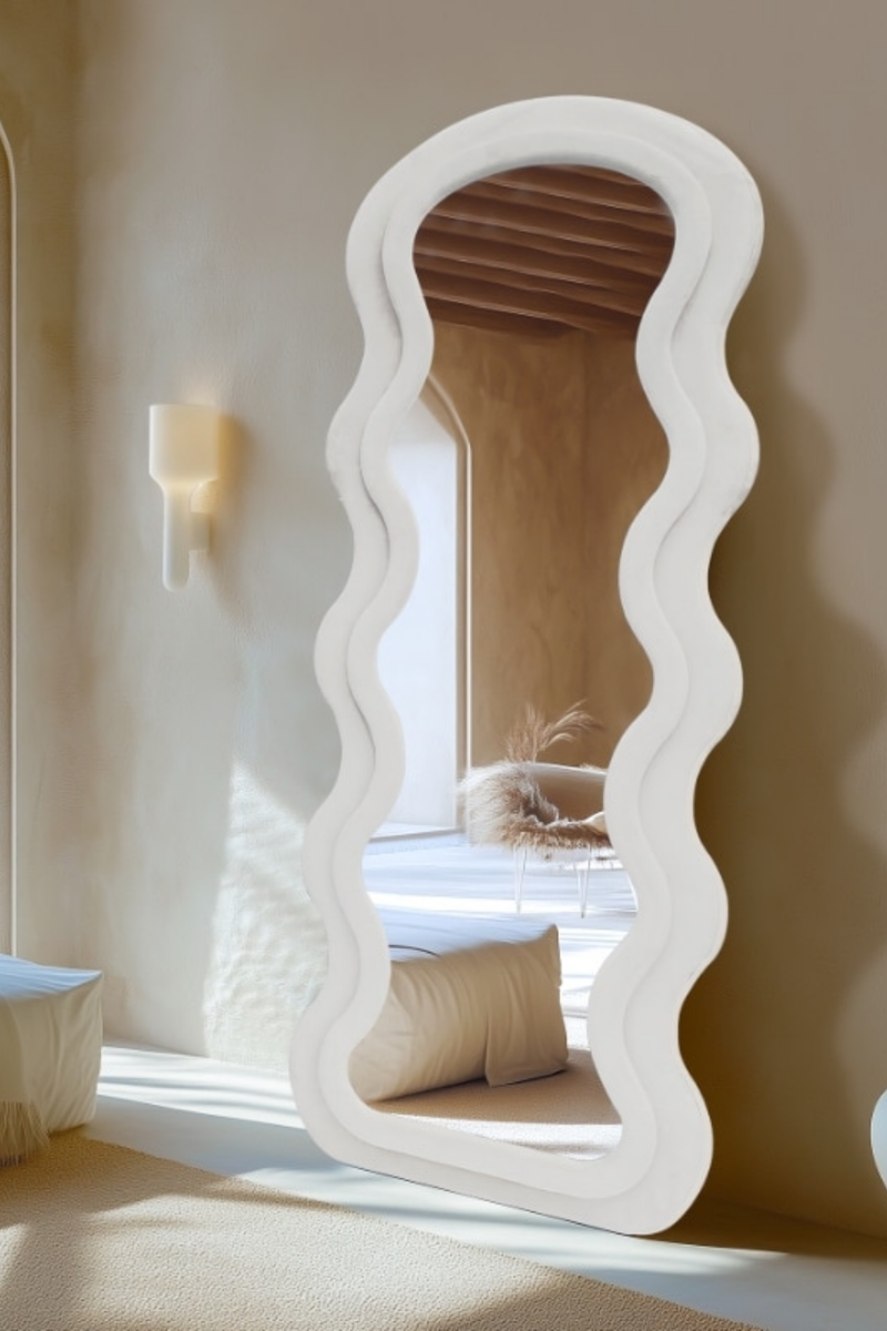 Ripple Velvet Mirror