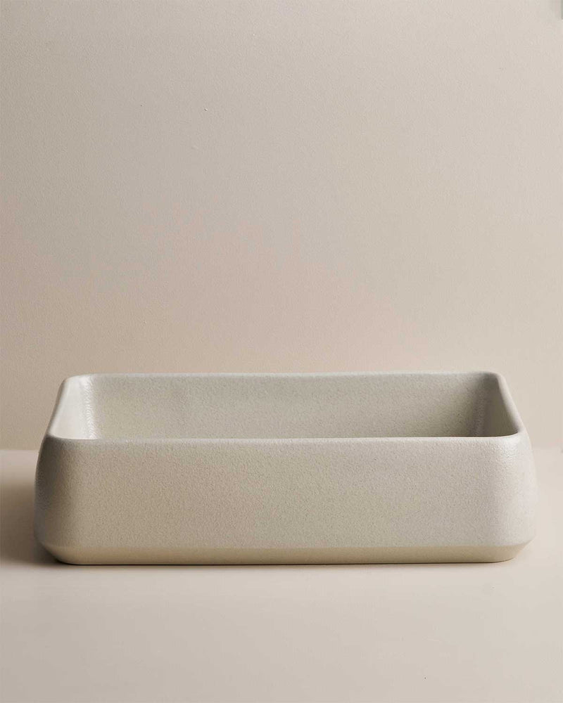 Kiln 515 Ceramic Above Counter Rectangle Basin