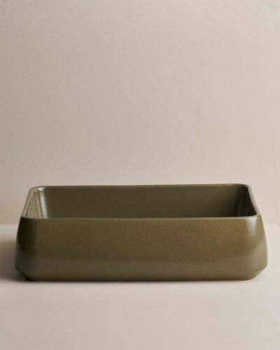 Kiln 515 Ceramic Above Counter Rectangle Basin