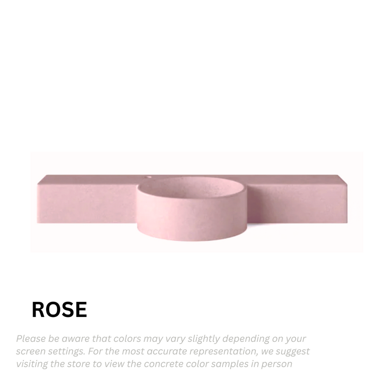 Boya Semi-Recessed Concrete Basin