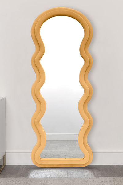 Ripple Velvet Mirror