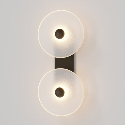Coral Glass Duo Wall Sconce