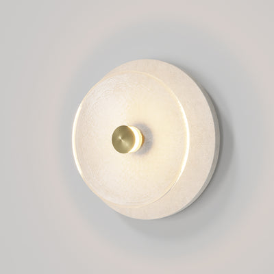 Clear Coral Stone Single Wall Sconce