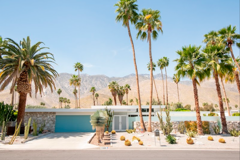Blue House, Palm Springs by Nick Atkins
