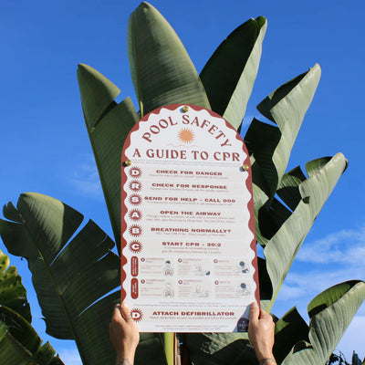 Safety CPR Pool Signs