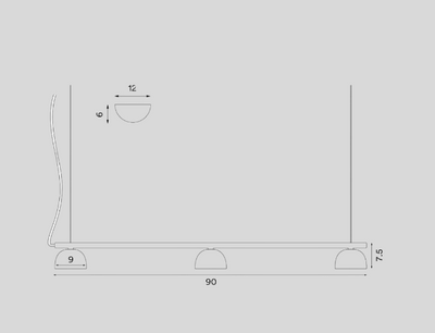 Blush Rail Pendant Light - 3 or 5 Light