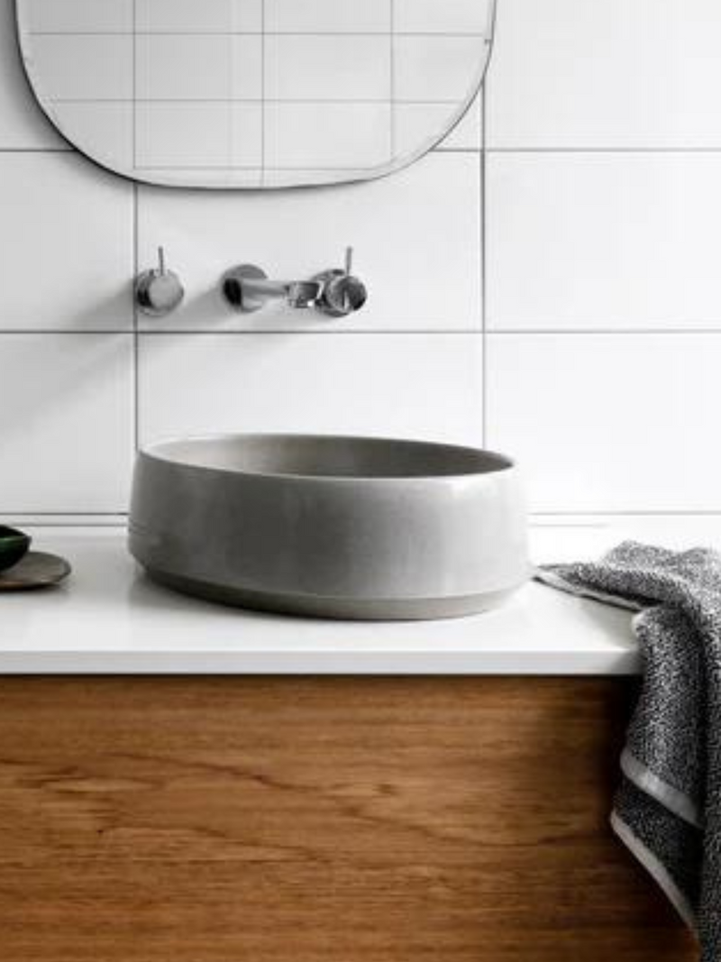 Kiln 360 Ceramic Above Counter Modern Basin