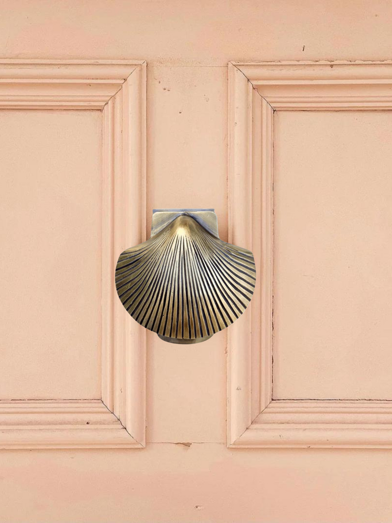 Scallop Shell Door Knocker Large