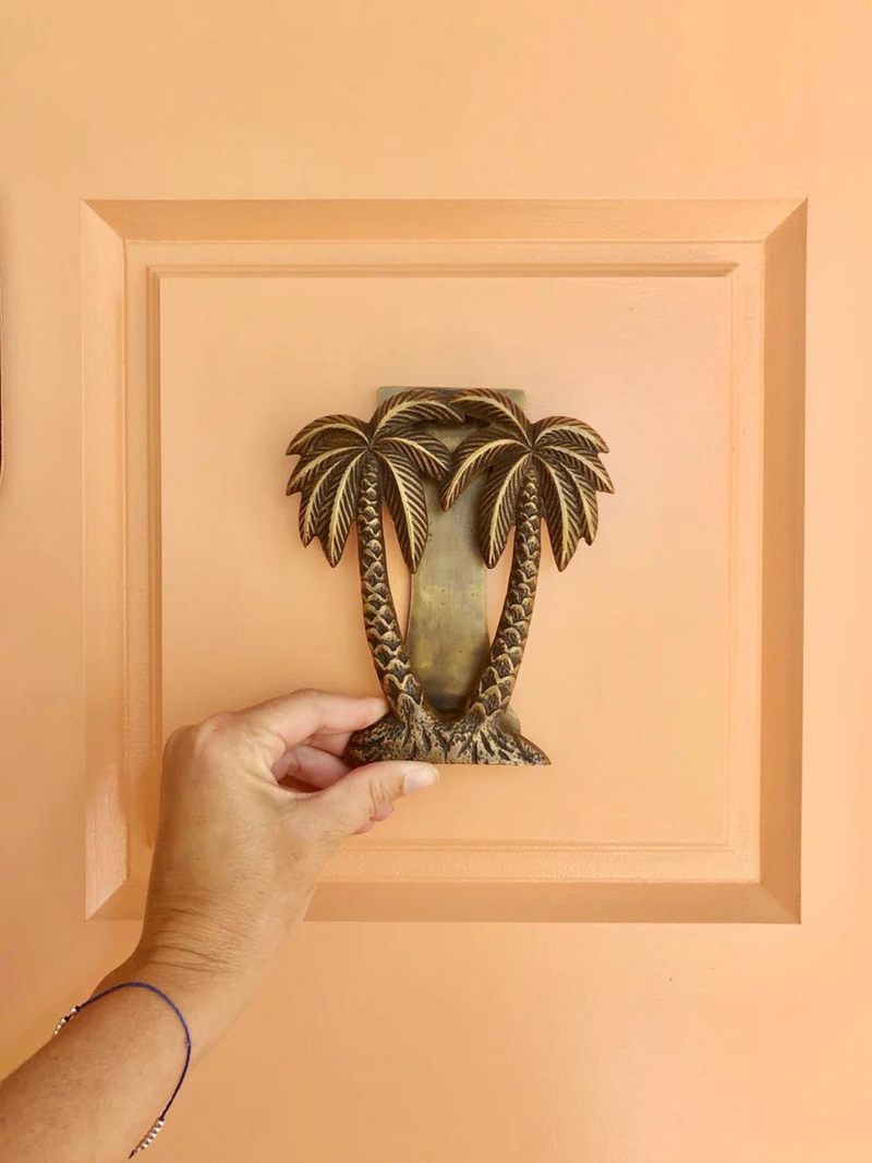 Double Palm Door Knocker Large