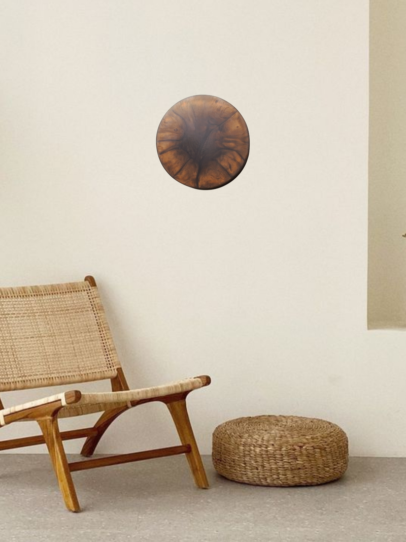 Round Flush Wall Light