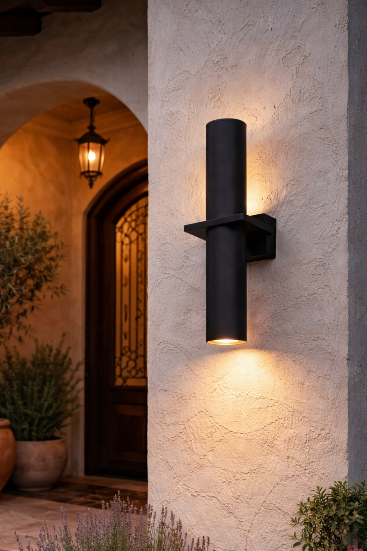 Poste Duo Exterior Wall Light