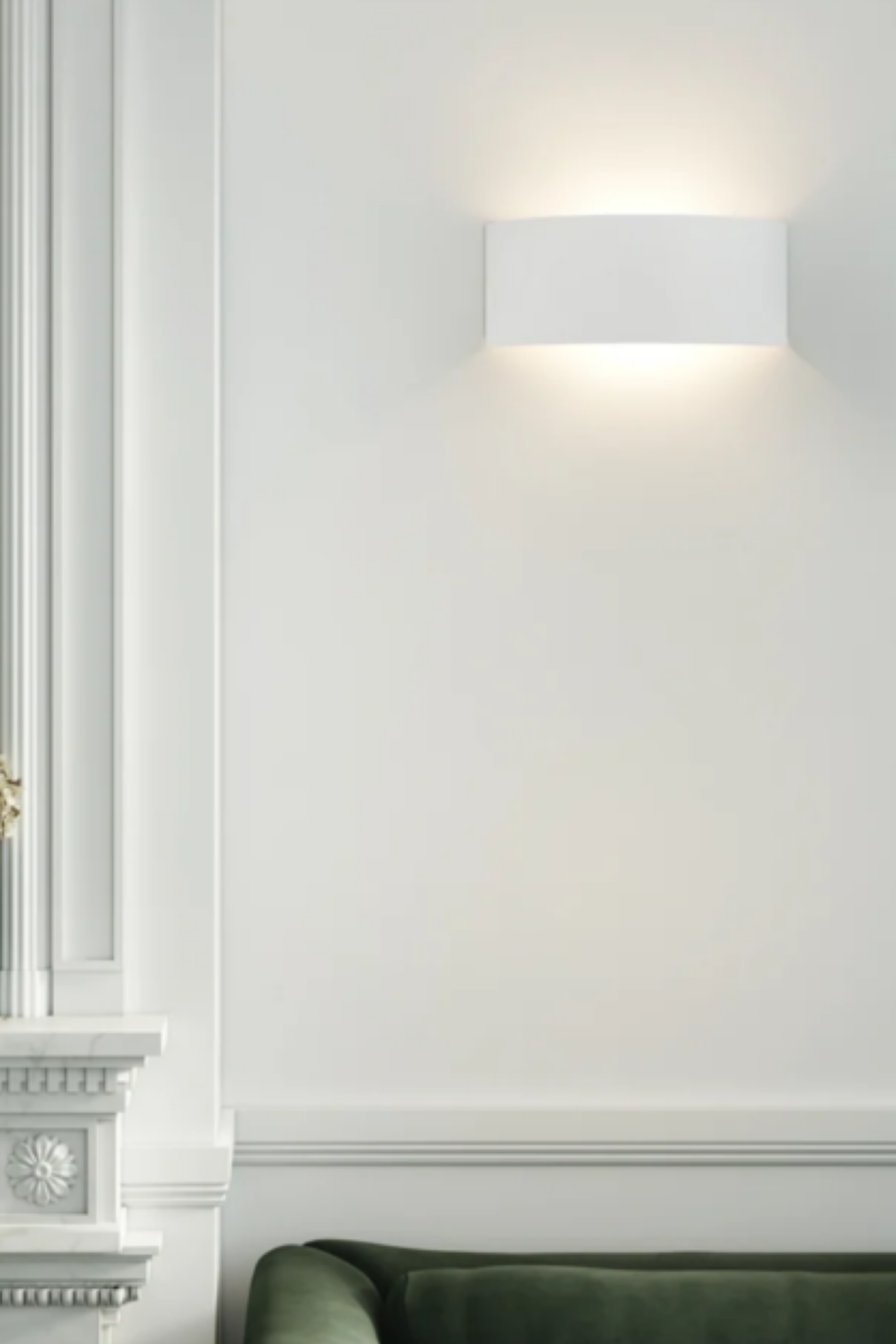 Parallel Plaster Wall Light