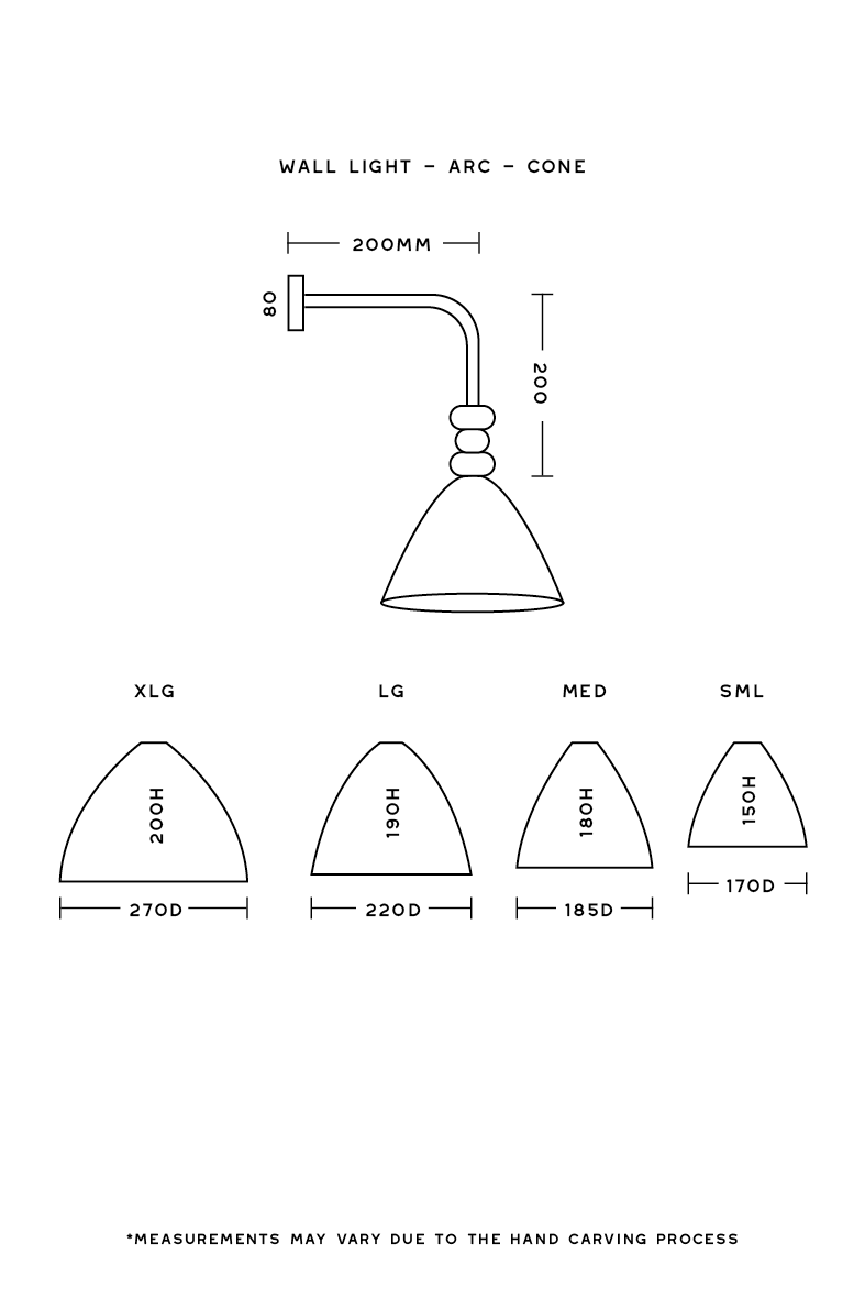 Arc Cone Wall Light