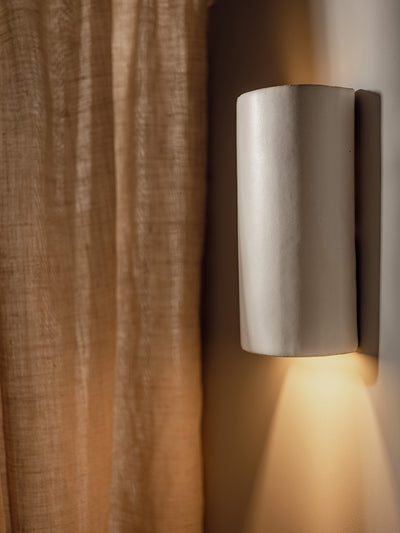 Dawn Tall Ceramic Wall Light