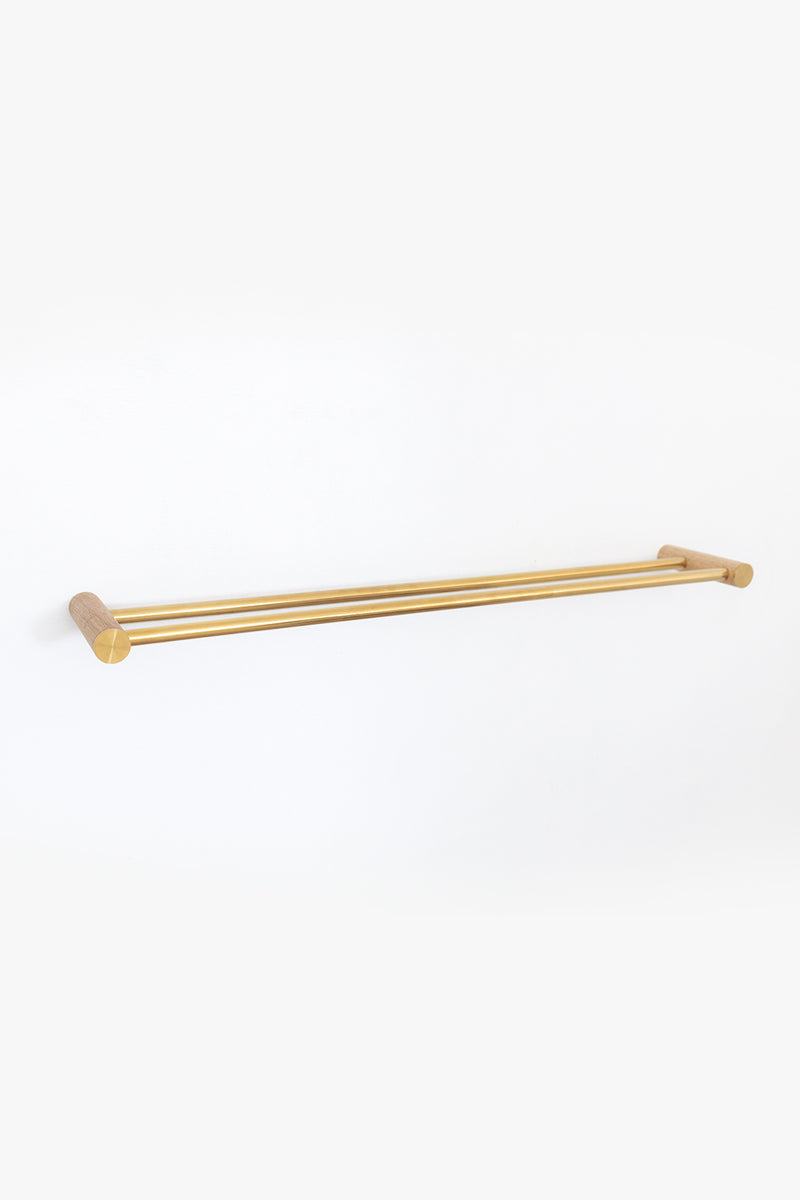 Bald Double Towel Rail