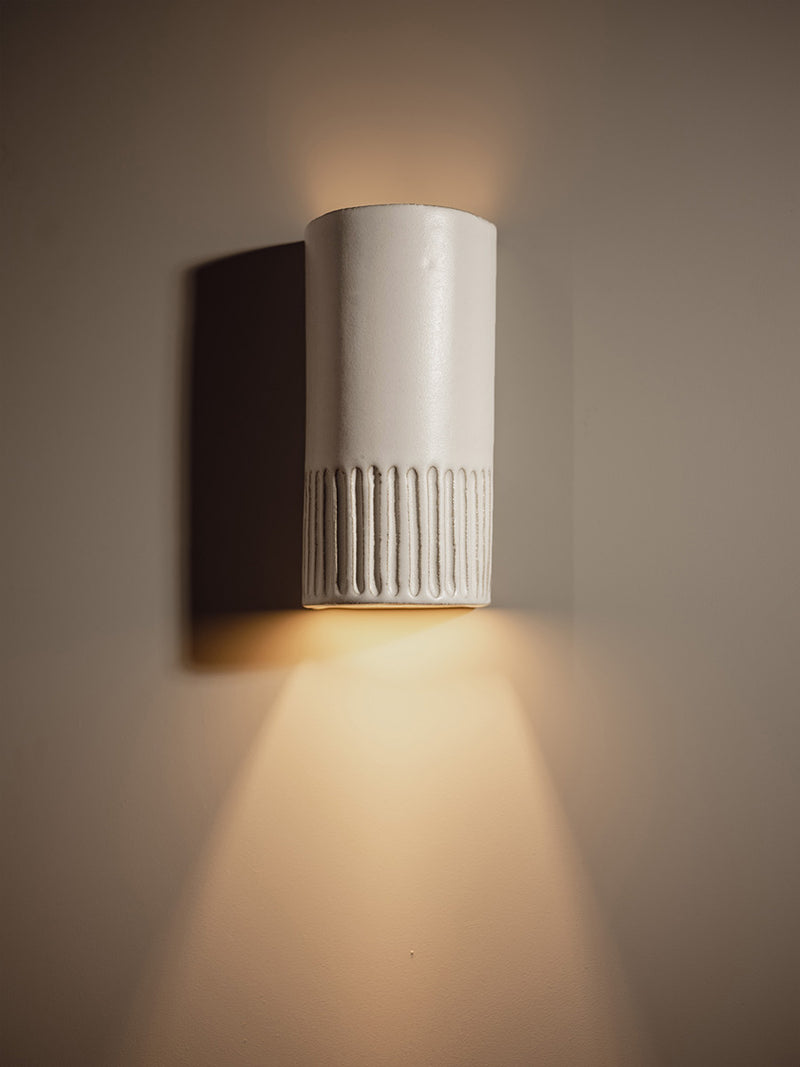 Day Tall Ceramic Wall Light