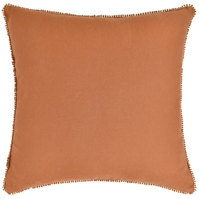 Burnt Orange Oversize Linen Cushion