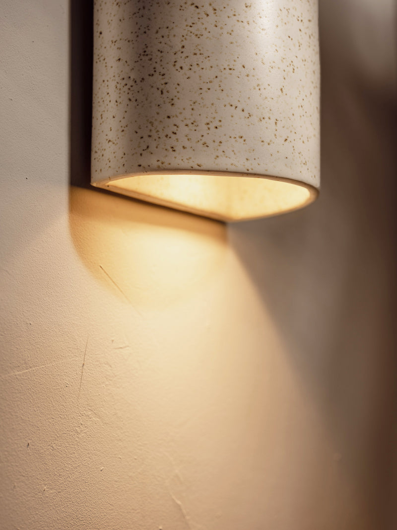 Freckle Short Ceramic Wall Light