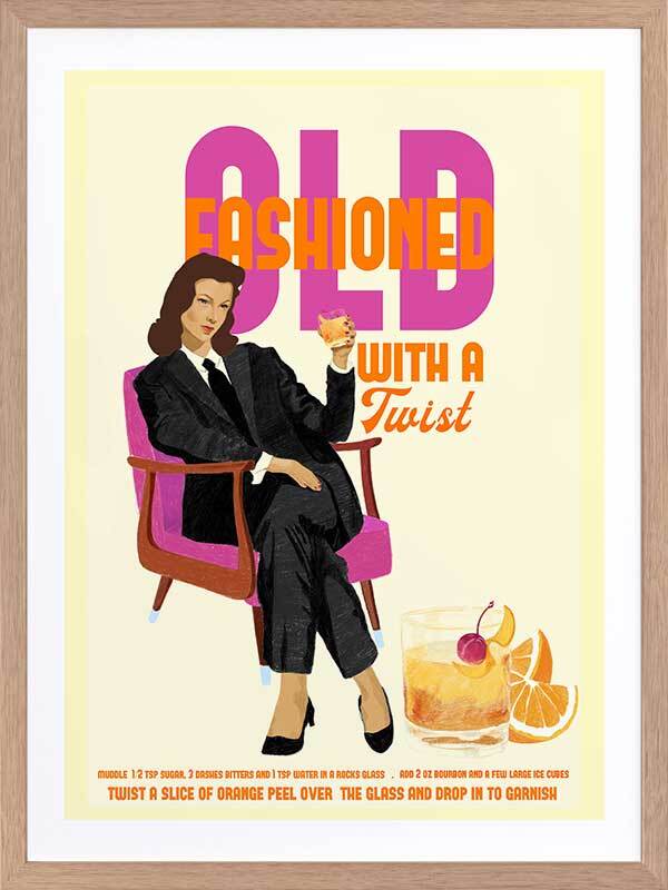 Old Fashioned A2 Print