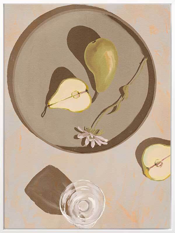 Pear Flowers Canvas Print