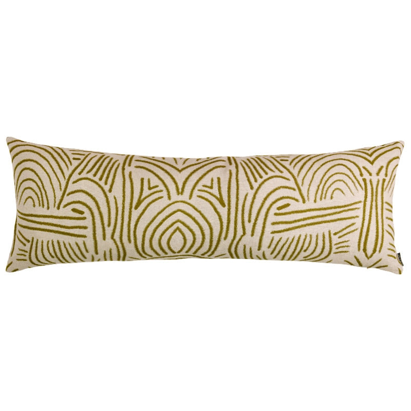 Tiki Olive Lumbar Cushion
