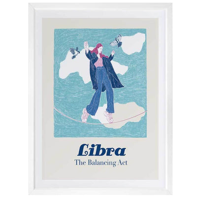 Libra Star sign A2 Print