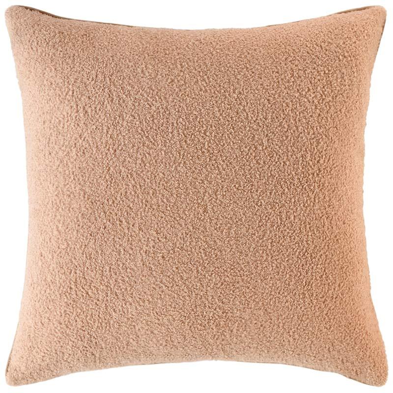 Blush Pink Boucle Cushion